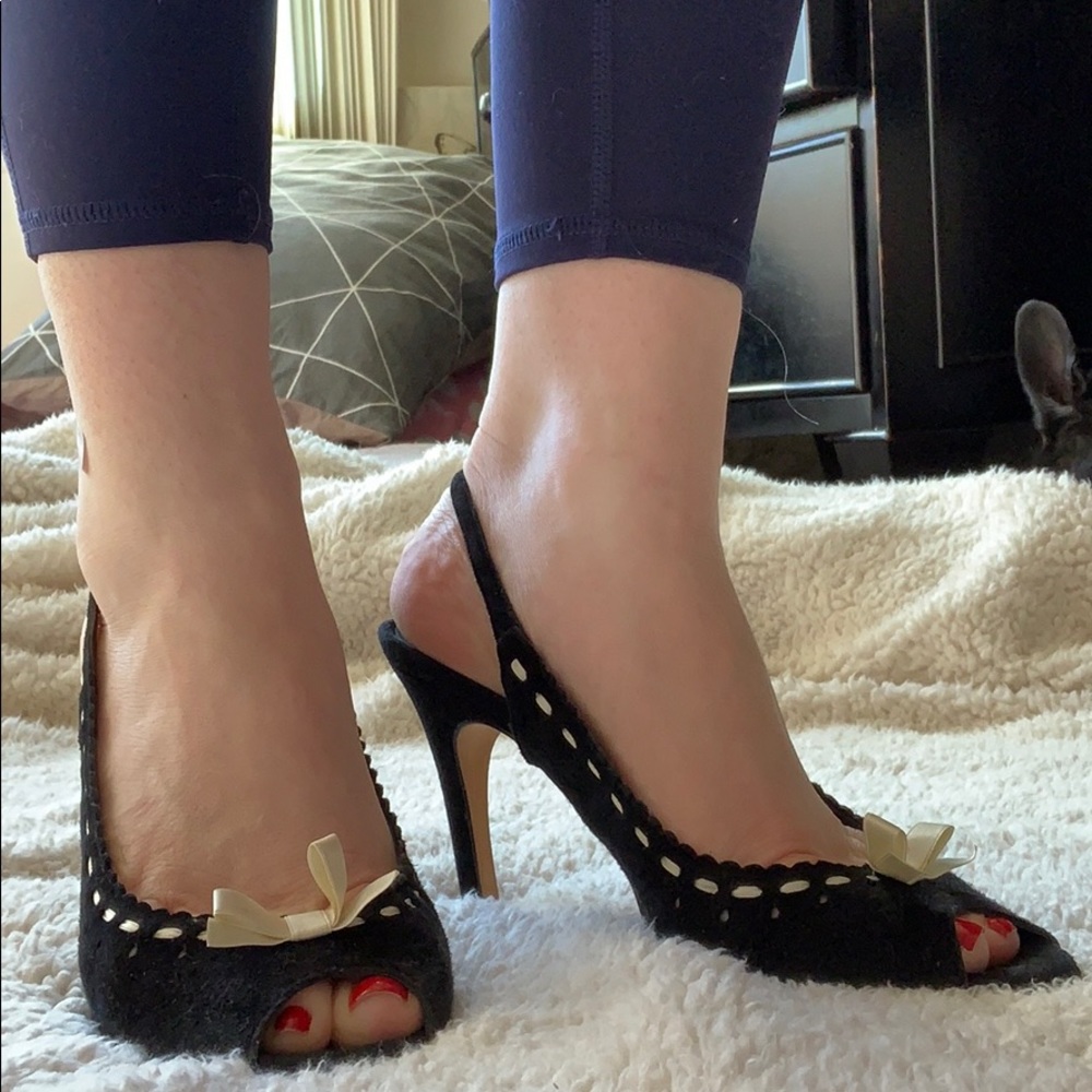 Banana Republic Black Sexy Heels Size 8.5